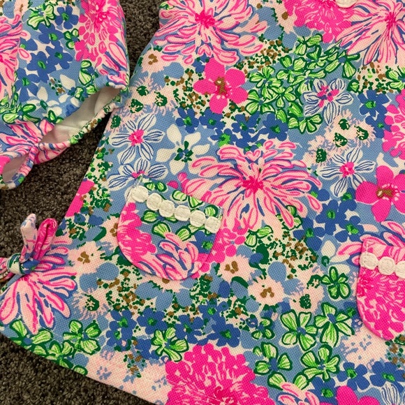 Lilly Pulitzer Floral Shift Dress Set NEW 18-24M - Picture 3 of 5